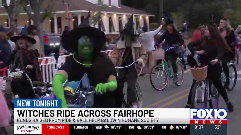 Annual witches ride brings Halloween spirit to downtown Fairhope